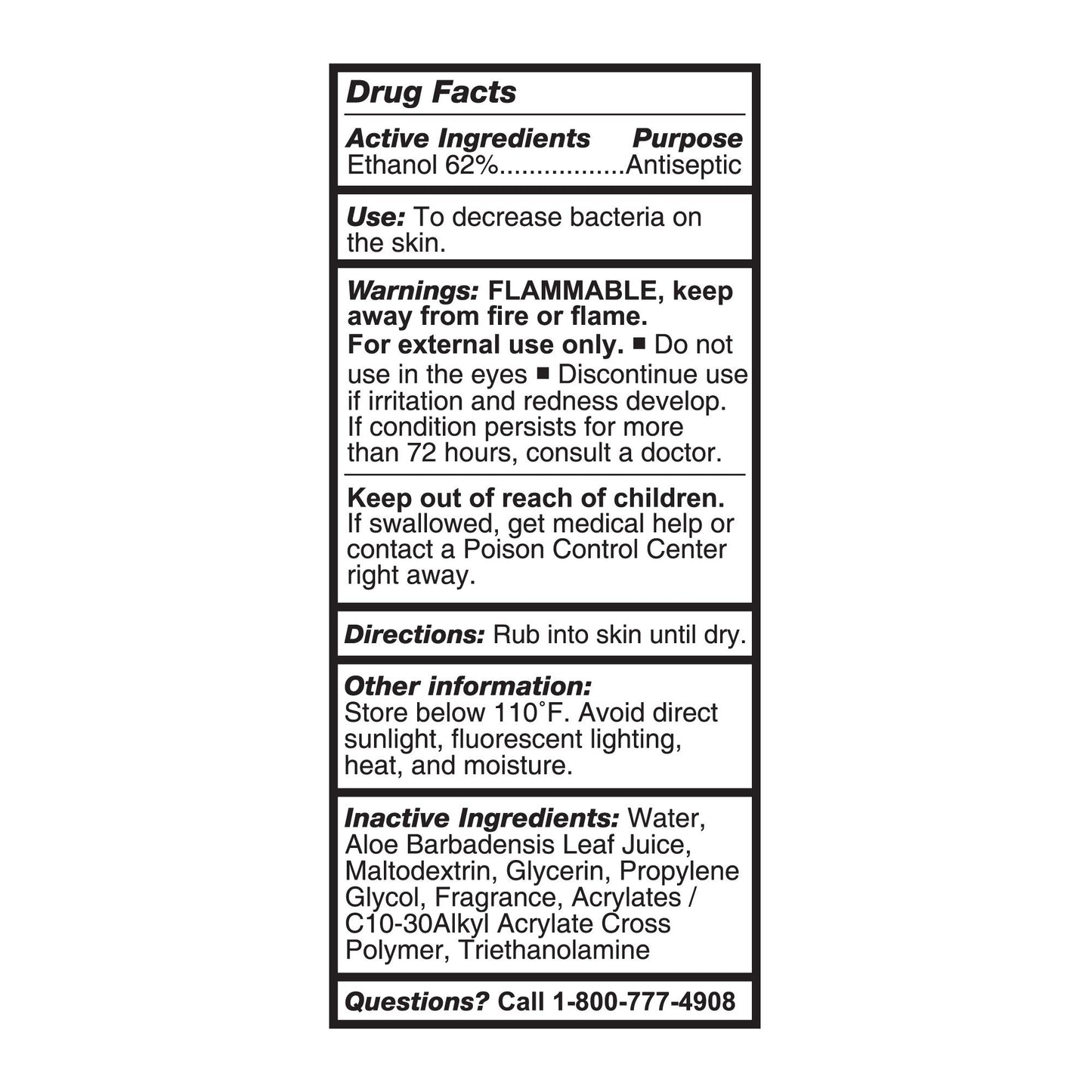 McKesson Hand Sanitizer with Aloe 4 oz. Ethyl Alcohol Gel Bottle (953790_EA)
