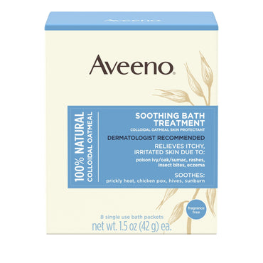 Aveeno® Bath Additive 1.5 oz. Individual Packet Unscented Powder (866006_BX)