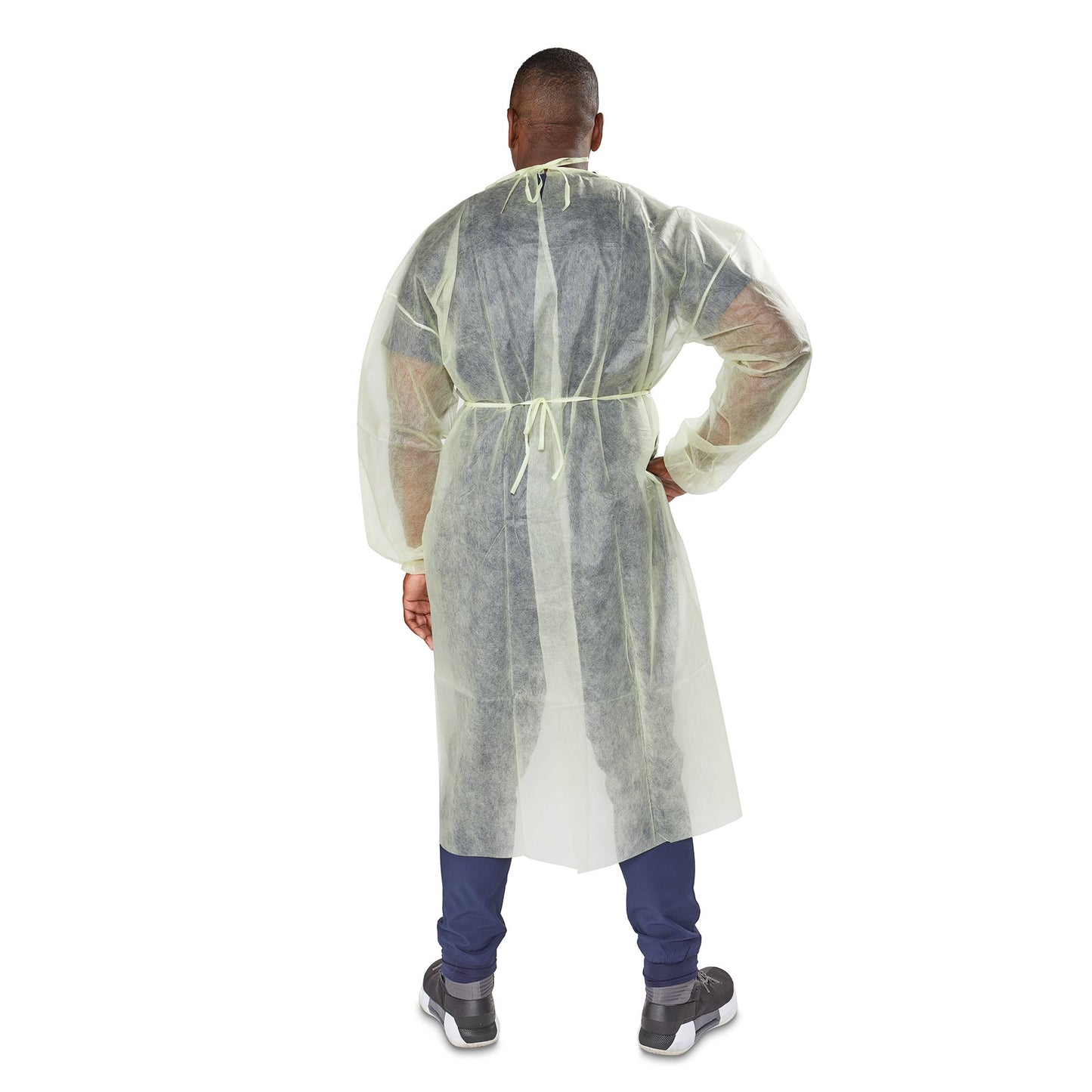 McKesson Protective Procedure Gown X-Large Yellow NonSterile Not Rated Disposable (1247974_CS)