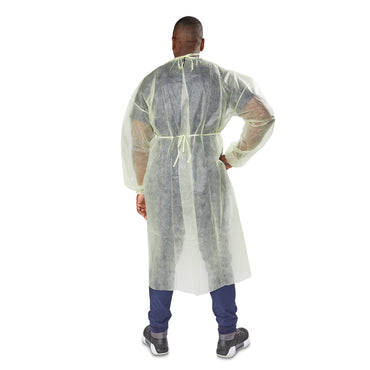 McKesson Protective Procedure Gown X-Large Yellow NonSterile Not Rated Disposable (1247974_BG)