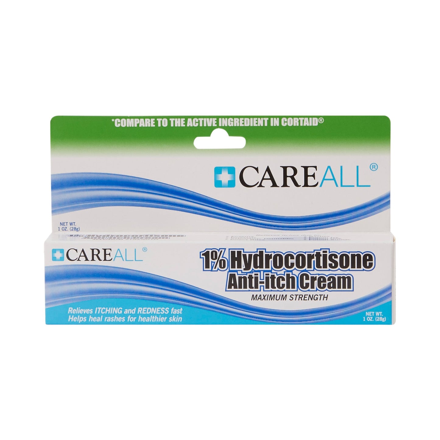 CareALL® Itch Relief 1% Strength Cream 1 oz. Tube (838876_CS)