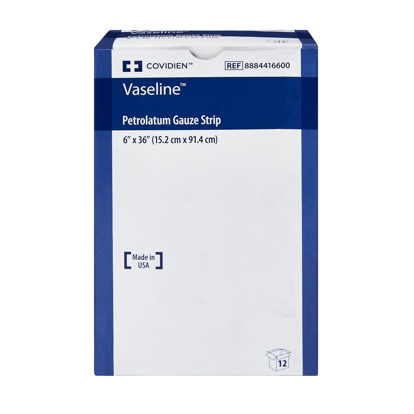 Vaseline® Petrolatum Impregnated Dressing Rectangle 6 X 36 Inch Sterile (32728_EA)