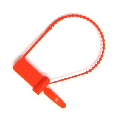 Cynch-Loks Tamper Evident Seal Numbered Red Plastic 6 Inch (1048690_PK)