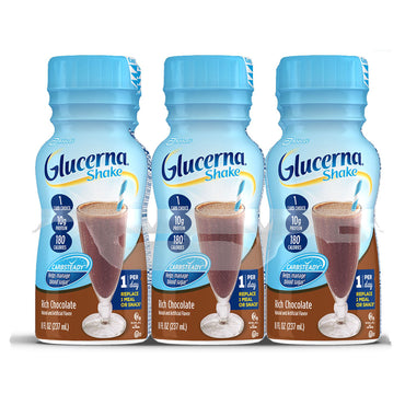 Glucerna® Original Shake Oral Supplement Rich Chocolate Flavor Liquid 8 oz. Bottle (649274_PK)