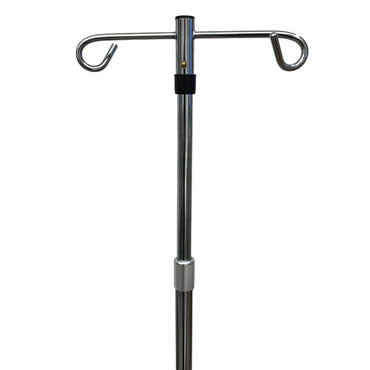 McKesson IV Stand Floor Stand 2 Hooks 4 Legs with Casters (1223659_EA)