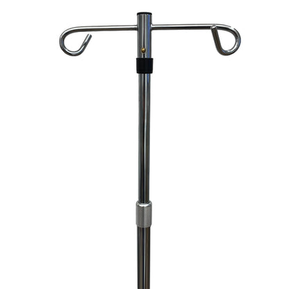 McKesson IV Stand Floor Stand 2 Hooks 4 Legs with Casters (1223659_EA)