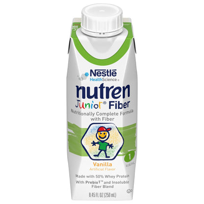 Nutren® Junior Fiber Pediatric Oral Supplement Vanilla Flavor 8.45 oz. Tetra Prisma® Liquid Fiber Bowel Management (499692_EA)