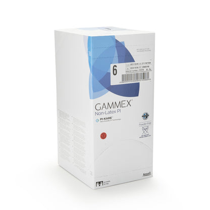 GAMMEX® Non-Latex PI Surgical Glove Size 6 Sterile Polyisoprene Standard Cuff Length Micro-Textured White Chemo Tested (765476_BX)