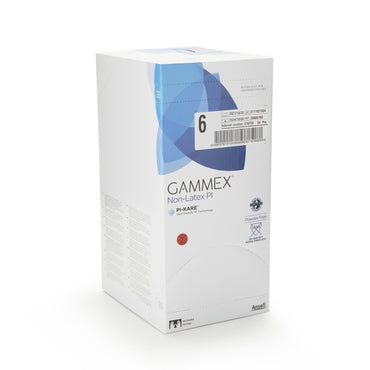 GAMMEX® Non-Latex PI Surgical Glove Size 6 Sterile Polyisoprene Standard Cuff Length Micro-Textured White Chemo Tested (765476_CS)