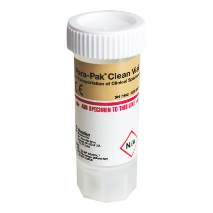 Para-Pak® Stool Specimen Container 30 mL (1 oz.) Screw Cap with Sampling Device NonSterile (389181_CS)