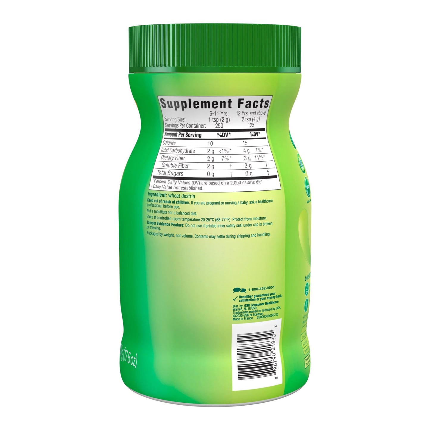 Benefiber® Oral Supplement Unflavored Powder 17.6 oz. Bottle (1020100_EA)