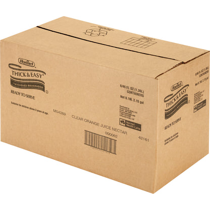 Thick & Easy® Thickened Beverage 46 oz. Bottle Orange Flavor Liquid IDDSI Level 2 Mildly Thick (797171_CS)