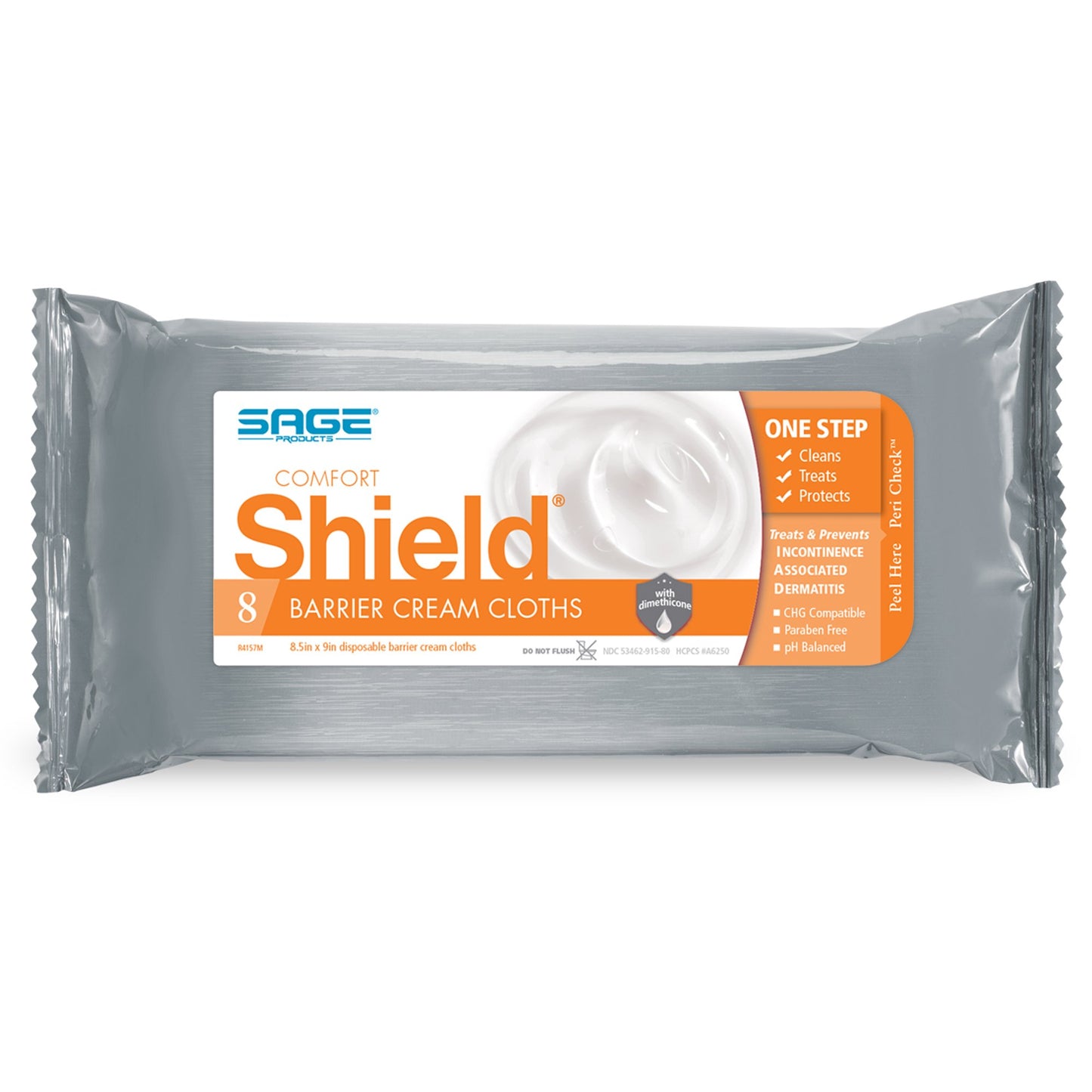Comfort Shield® Incontinence Care Wipe Soft Pack Unscented 8 Count (385623_CS)