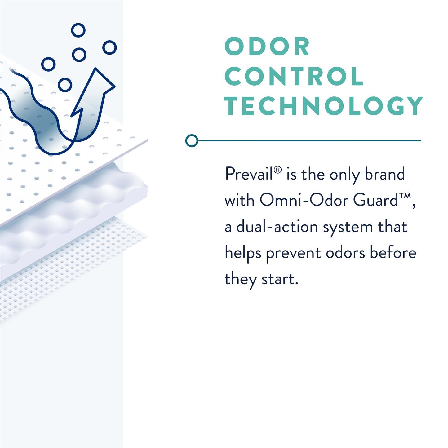 Prevail® Daily Male Guards Bladder Control Pad 12-1/2 Inch Length Heavy Absorbency Polymer Core One Size Fits Most (537655_CS)