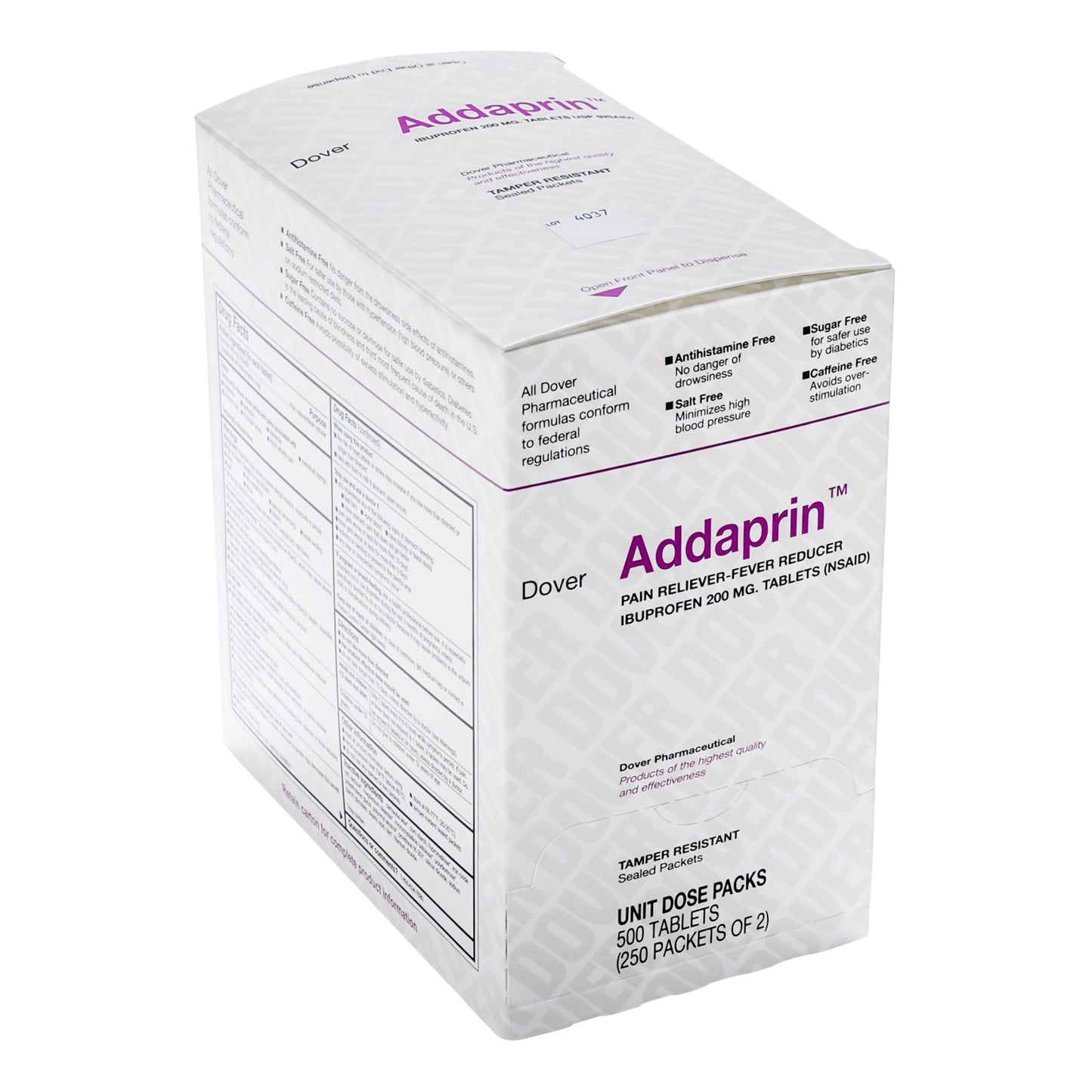Addaprin™ Pain Relief 200 mg Strength Ibuprofen Tablet 250 per Box (769188_BX)