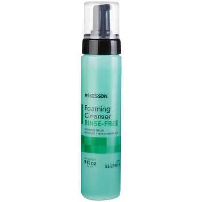 McKesson Rinse-Free Body Wash Foaming 9 oz. Pump Bottle Cucumber Melon Scent (877020_CS)
