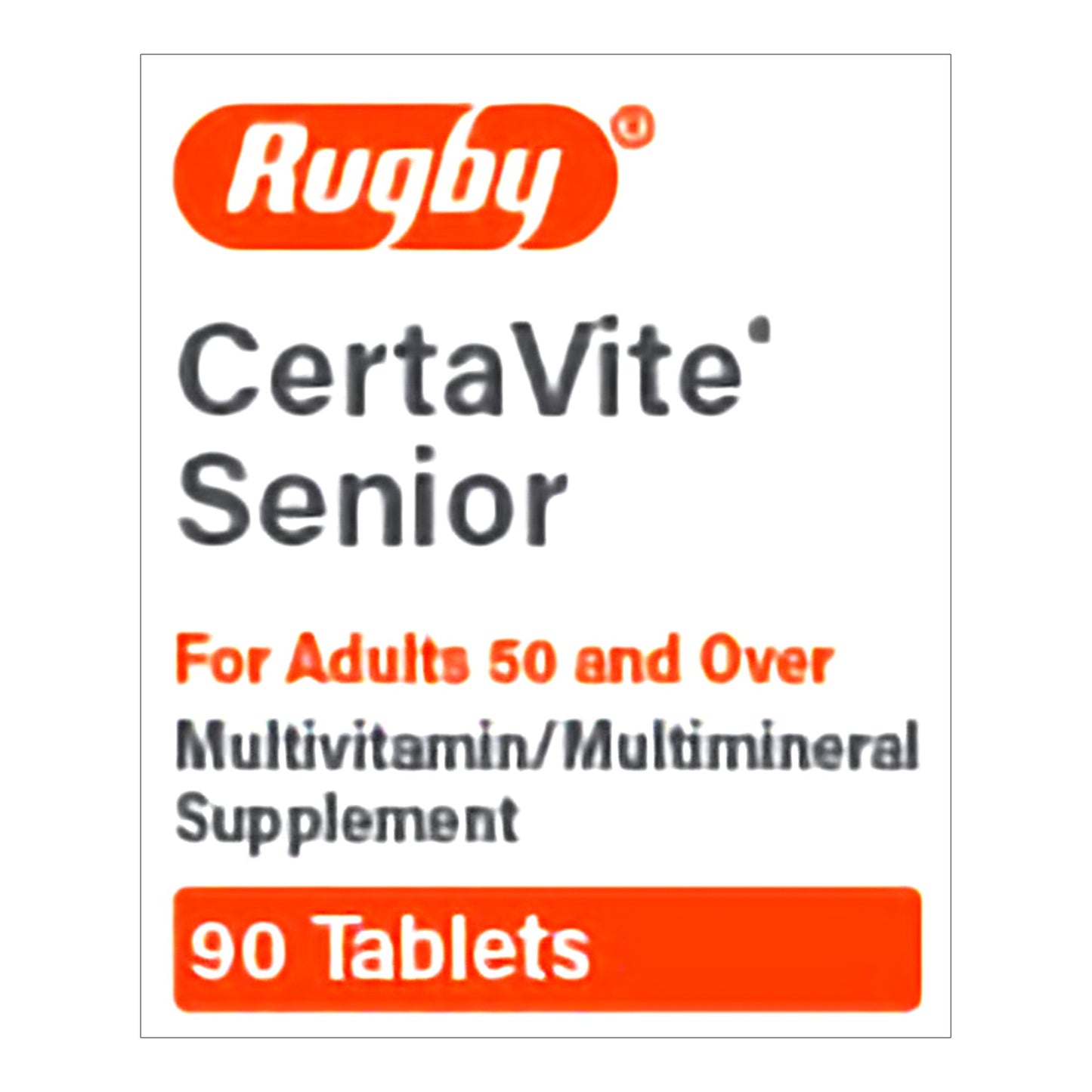 Major Pharmaceuticals Multivitamin Supplement 0.4 - 300 - 250 mg Strength Tablet 90 per Bottle (1184865_BT)