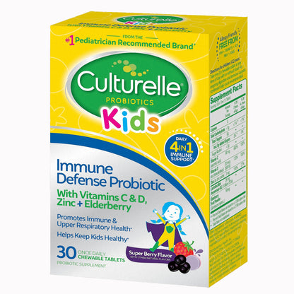 Culturelle® Probiotic Dietary Supplement 30 per Box Chewable Tablet (1268963_BX)