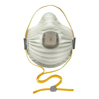 Moldex® AirWave Particulate Respirator Mask Industrial N100 with Valve Not Rated Adjustable Head Strap Small (1220875_BX)
