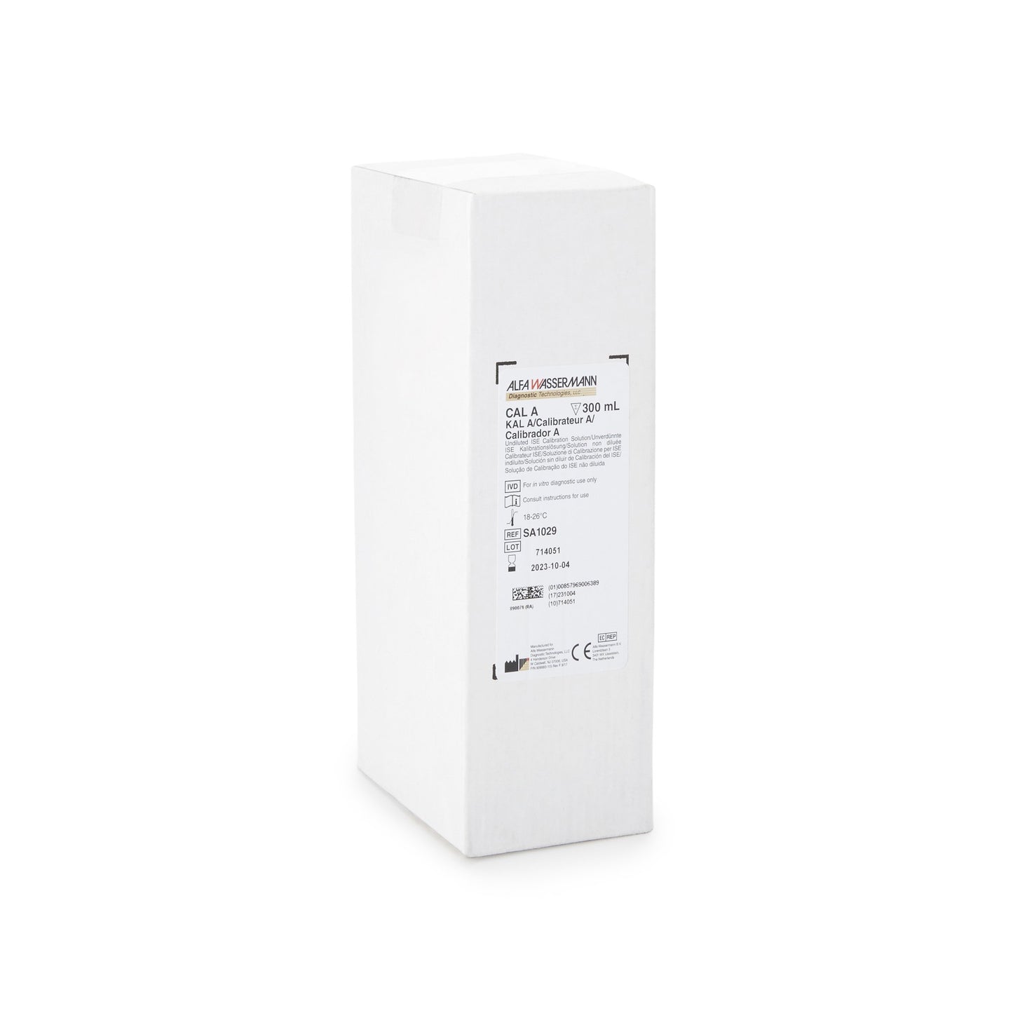 ACE® Calibrator CAL A 3 X 300 mL For ACE ISE Analyzers (315182_EA)