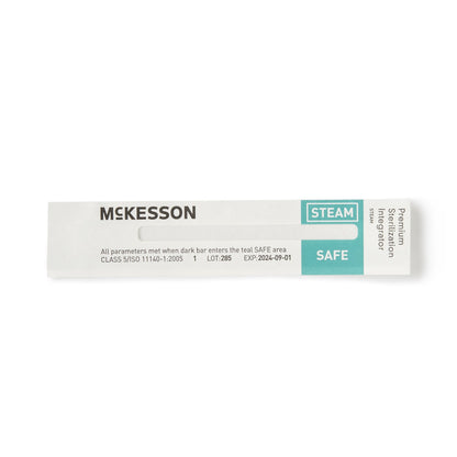McKesson Sterilization Chemical Integrator Strip Steam 4 Inch Length (524537_CS)