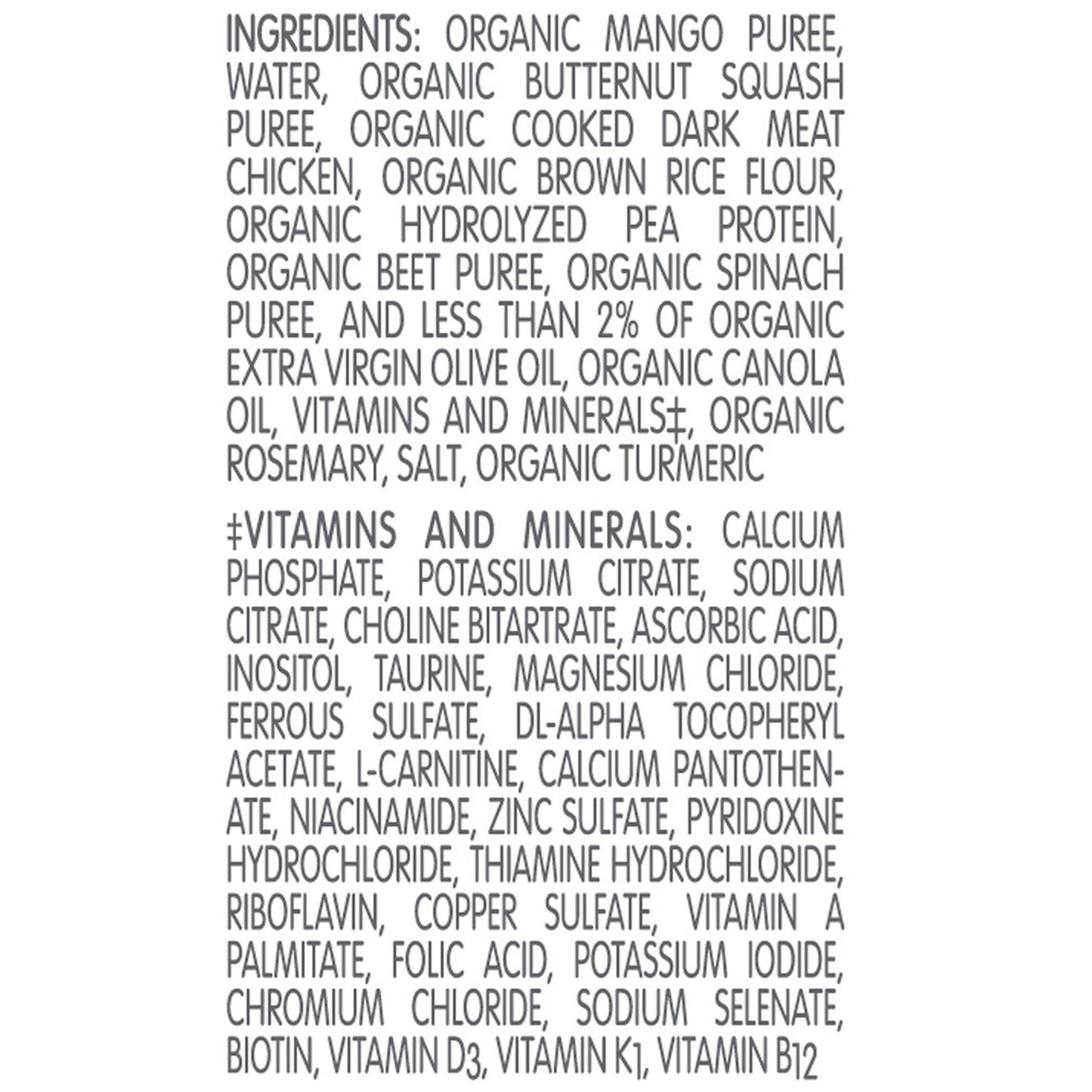 Compleat® Pediatric Organic Blends Pediatric Oral Supplement Chicken-Garden Flavor 10.1 oz. Pouch Liquid Organic Food Allergies (1092421_EA)
