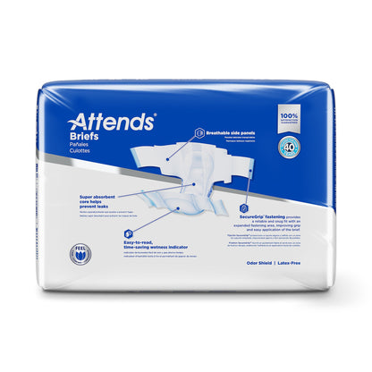 Attends® Care Advanced Unisex Adult Incontinence Brief X-Large Disposable Heavy Absorbency (1247854_BG)