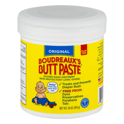 Boudreaux's Butt Paste® Diaper Rash Treatment 16 oz. Jar Scented Ointment (868450_EA)