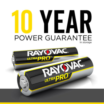 Rayovac® Ultra Pro™ Alkaline Battery AA Cell 1.5V Disposable 24 Pack (1180464_CS)