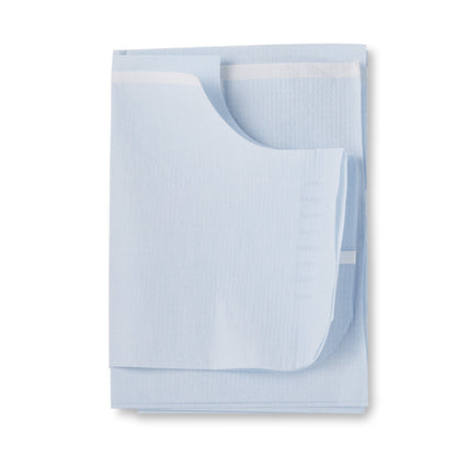 McKesson Patient Exam Gown One Size Fits Most Blue Disposable (145372_CS)
