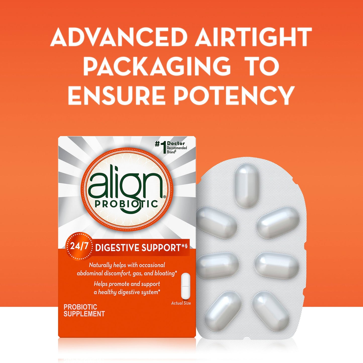 Align® Probiotic Dietary Supplement 42 per Bottle Capsule (733586_BT)