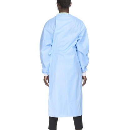 Evolution 4 Non-Reinforced Surgical Gown with Towel Large Blue Sterile Not Rated Disposable (167990_EA)