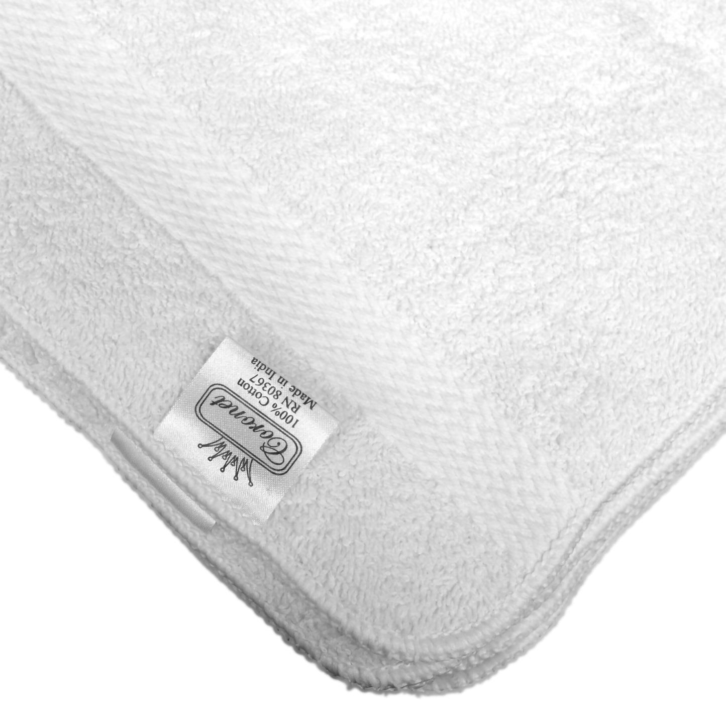 Royal Blue Intl Washcloth 12 X 12 Inch White Reusable (1123374_DZ)