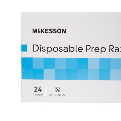 McKesson Surgical Prep Razor Double Edge Single Blade NonSterile Disposable (474851_CS)