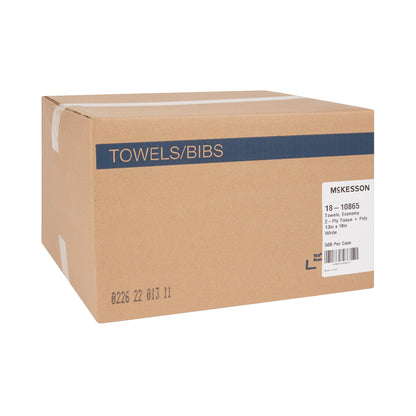 McKesson Procedure Towel 13 W X 18 L Inch White NonSterile (201067_EA)