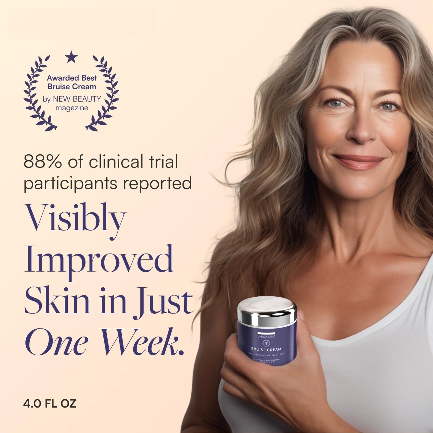 Skintensive® Bruise Cream Hand and Body Moisturizer 4 oz. Jar Unscented Cream (1259192_CS)