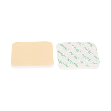 McKesson Foam Dressing 3 X 3 Inch Without Border Film Backing Silicone Gel Adhesive Square Sterile (1083085_BX)