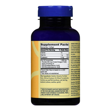 Foster & Thrive™ Omega 3 Supplement Fish Oil 1,000 mg Strength Softgel 100 per Bottle (1244151_BT)