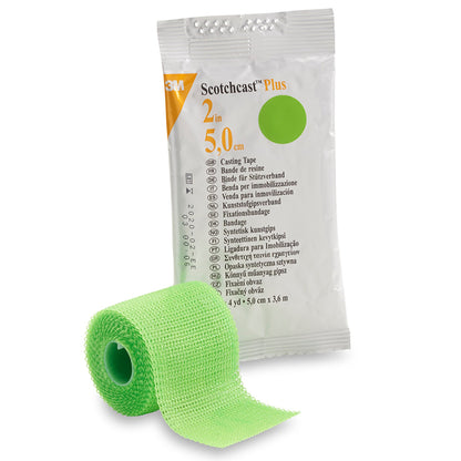 3M™ Scotchcast™ Plus Cast Tape 2 Inch X 12 Foot Fiberglass / Resin Bright Green (199241_BX)