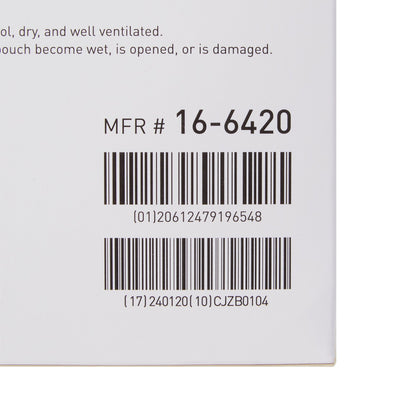McKesson Sterilization Pouch Ethylene Oxide (EO) Gas / Steam 3-1/2 X 5 Inch Transparent Blue / White Self Seal Paper / Film (960942_CS)