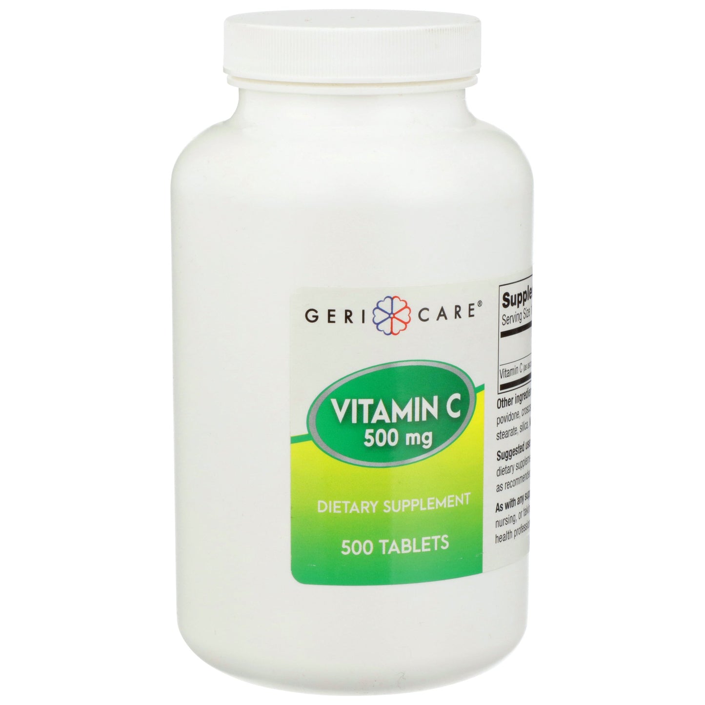 Geri-Care® Vitamin C Supplement Ascorbic Acid 500 mg Strength Tablet 500 per Bottle (689197_BT)