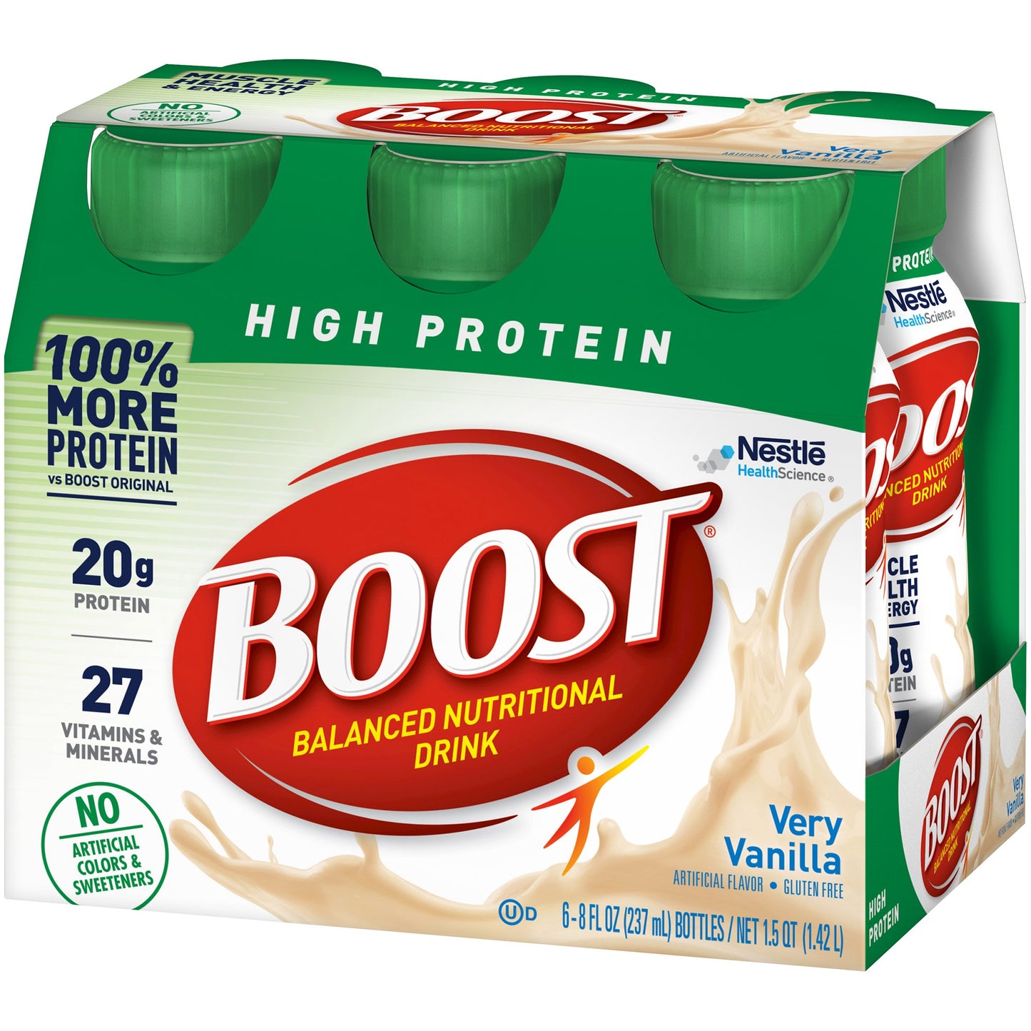 Boost® High Protein Oral Supplement Very Vanilla Flavor Liquid 8 oz. Bottle (778933_CS)