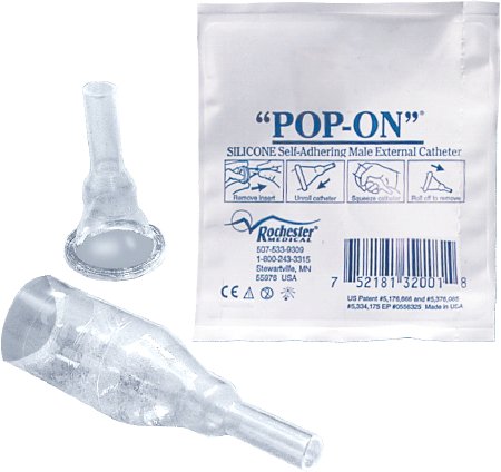 Pop-On® Male External Catheter Self-Adhesive Strip Silicone X-Large (976212_EA)