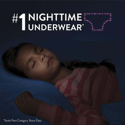 GoodNites® Female Youth Absorbent Underwear Pull On with Tear Away Seams Small / Medium Disposable Heavy Absorbency (1074571_CS)