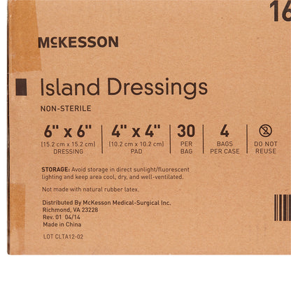 McKesson Island Dressing 6 X 6 Inch Square NonSterile (883055_EA)