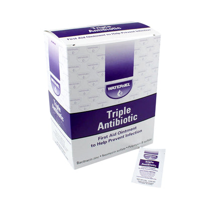 Water Jel® First Aid Antibiotic Bacitracin / Neomycin / Polymyxin B Ointment 0.9 Gram Individual Packet (943299_BX)