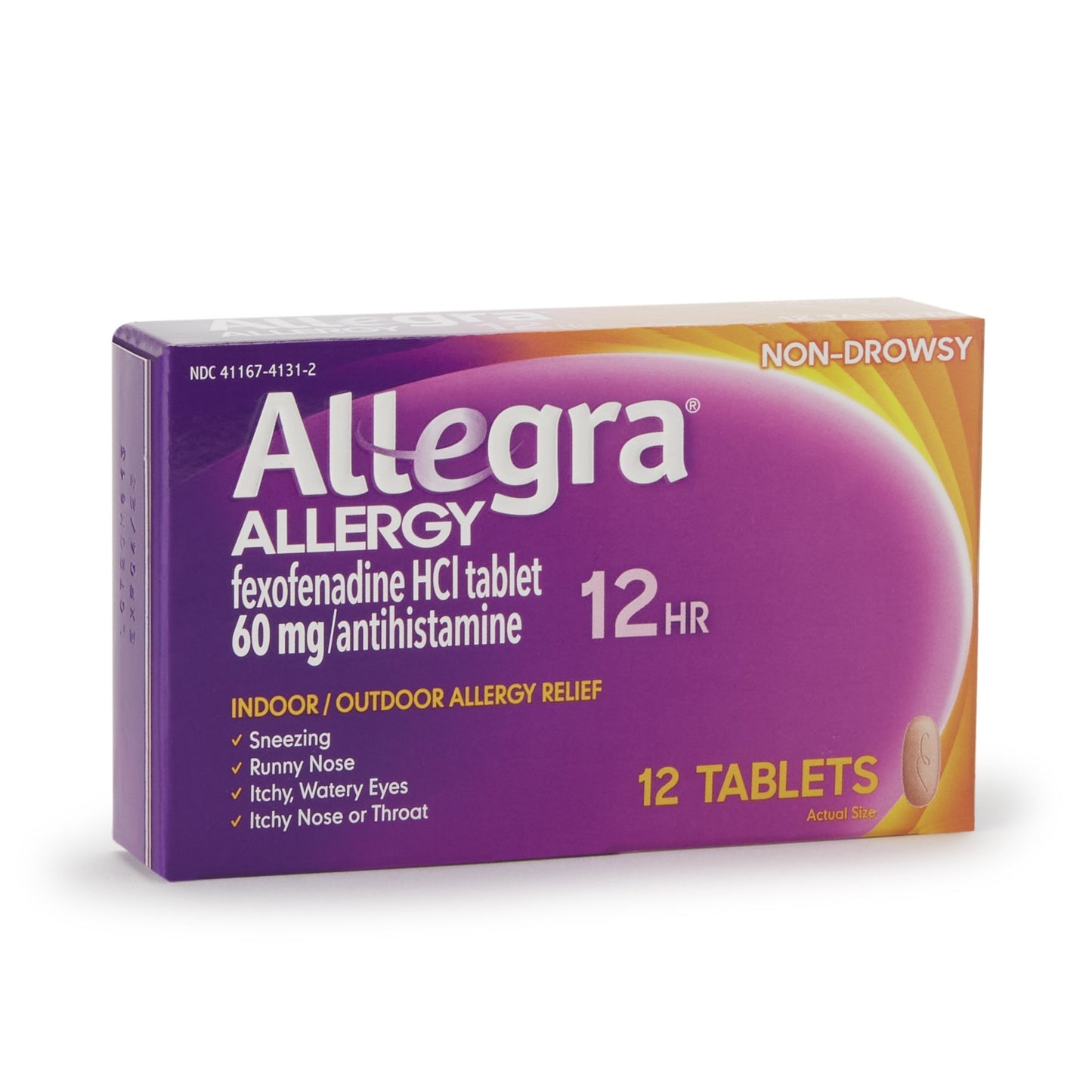 Allegra® Allergy Relief 60 mg Strength Tablet 12 per Box (767037_BX)