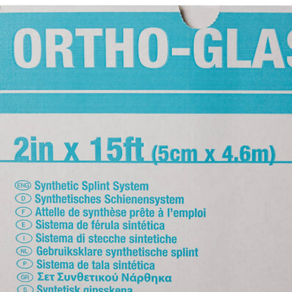 ORTHO-GLASS® Padded Splint Roll 2 Inch X 15 Foot Fiberglass White (282603_EA)