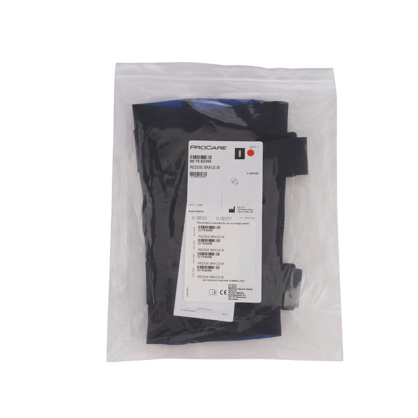 Reddie® Brace Knee Brace Medium Wraparound / Hook and Loop Strap Closure 18 to 20-1/2 Inch Circumference Left or Right Knee (370146_EA)