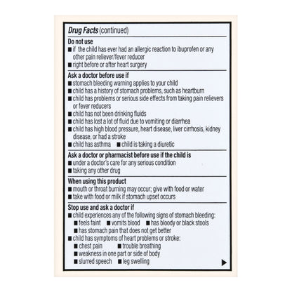 Foster & Thrive™ Children's Pain Relief 100 mg Strength Ibuprofen Tablet 24 per Bottle (1238953_EA)